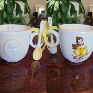 💛Rae Dunn Belle Tea Cup & Spoon